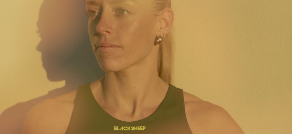 Portrait of a runner in Black Sheep Pinnacle kit